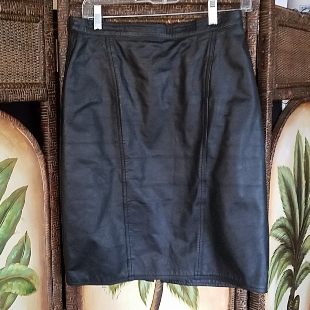 Leather Skirt by David Benjamin collection